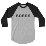 SOBOS 3/4 sleeve raglan shirt