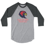 Christel House Volleyball 3/4 sleeve raglan shirt