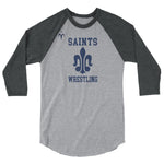 Saints Wrestling 3/4 sleeve raglan shirt