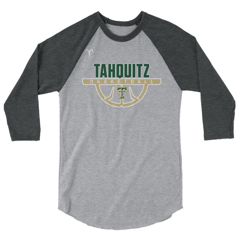 Tahquitz Basketball 3/4 sleeve raglan shirt