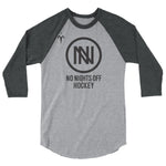 No Nights Off Hockey 3/4 sleeve raglan shirt