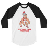WL Wrestling 3/4 sleeve raglan shirt
