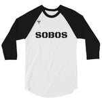 SOBOS 3/4 sleeve raglan shirt