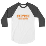 CalTech Cross Country 3/4 sleeve raglan shirt
