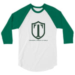 Triumph Track and Field 3/4 sleeve raglan shirt