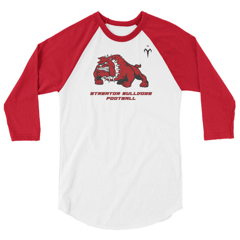 Streator Bulldogs Football 3/4 sleeve raglan shirt