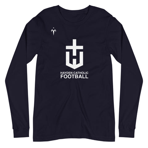 Hayden Catholic High School Football Unisex Long Sleeve Tee