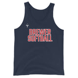 Brewer High School Softball Unisex Tank Top