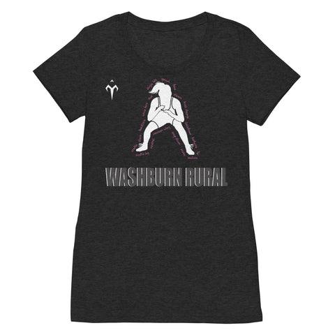 Washburn Wrestling Ladies' short sleeve t-shirt