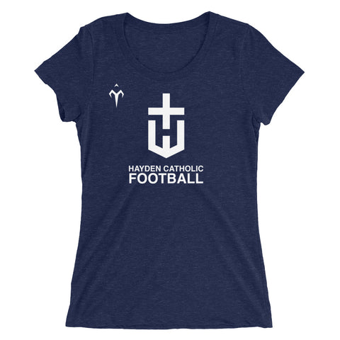 Hayden Catholic High School Football Ladies' short sleeve t-shirt