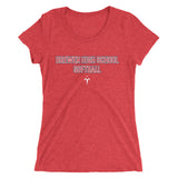 Brewer High School Softball Ladies' short sleeve t-shirt